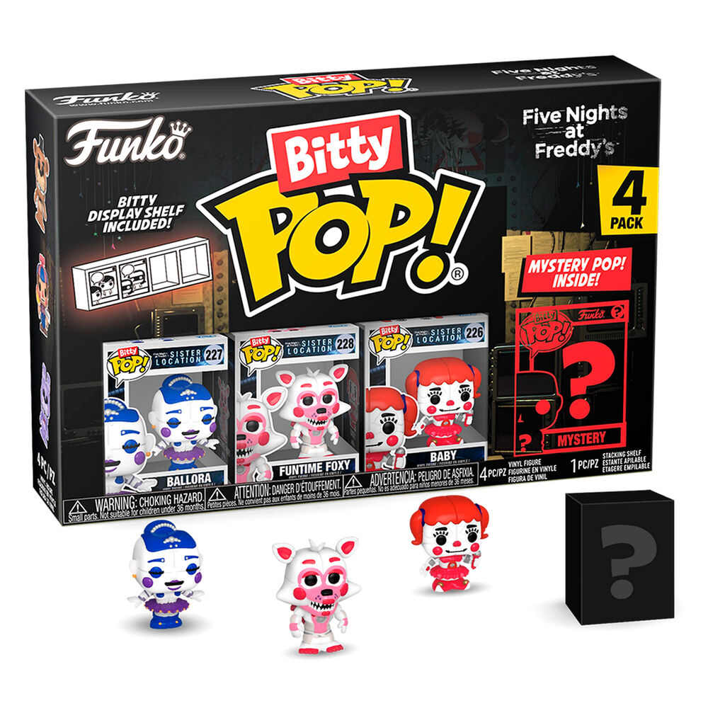 blister 4 figuras bitty pop five nights at freddys ballora blister 4 figuras bitty pop five nights at freddys ballora