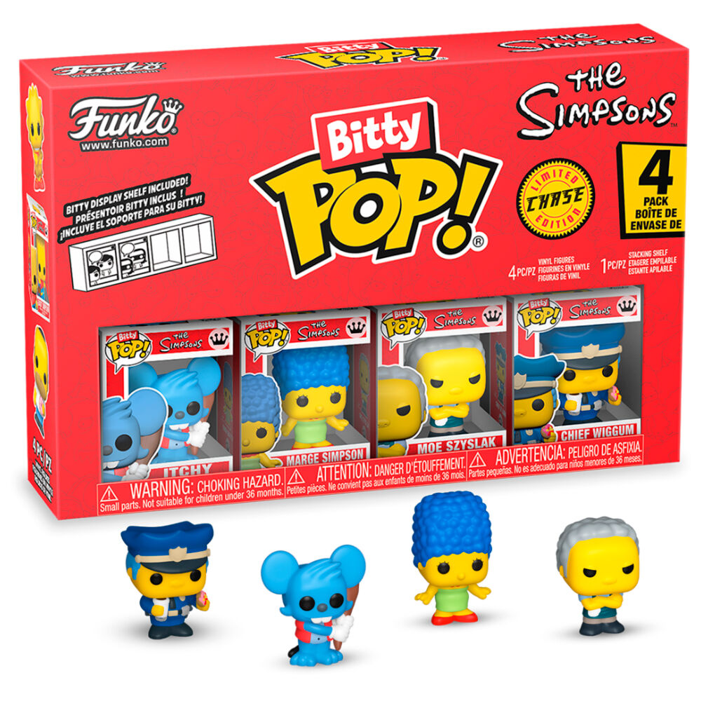 blister 4 figuras bitty pop los simpsons itchy blister 4 figuras bitty pop los simpsons itchy