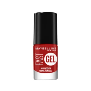 maybelline fast gel nail lacquer 12 rebel red