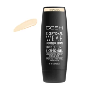 gosh x ceptional wear foundation long lasting makeup 12 natural 35ml