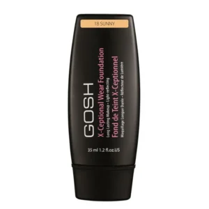 gosh x ceptional wear foundation long lasting makeup 18 sunny 35ml