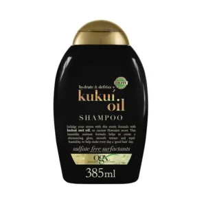 ogx kukui oil anti frizz hair shampoo 385ml