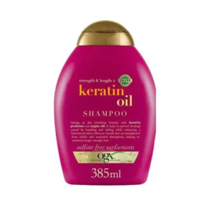 ogx keratin oil anti breakage hair shampoo 385ml