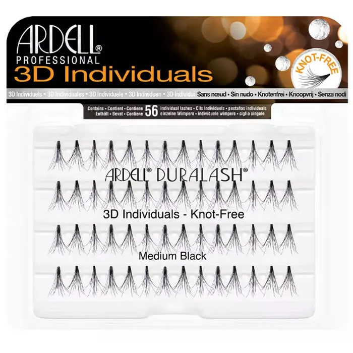 ardell individual 3d position false eyelashes medium black ardell individual 3d position false eyelashes medium black