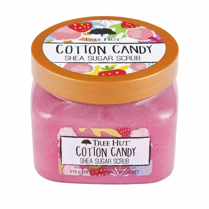tree hut cotton candy shea sugar scrub 510g tree hut cotton candy shea sugar scrub 510g