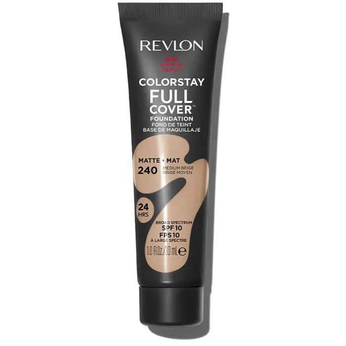 revlon colorstay full cover foundation 240 medium beige 30ml revlon colorstay full cover foundation 240 medium beige 30ml