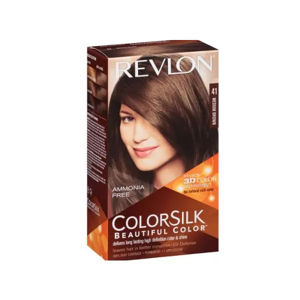 revlon colorsilk ammonia free 41 medium brown revlon colorsilk ammonia free 41 medium brown