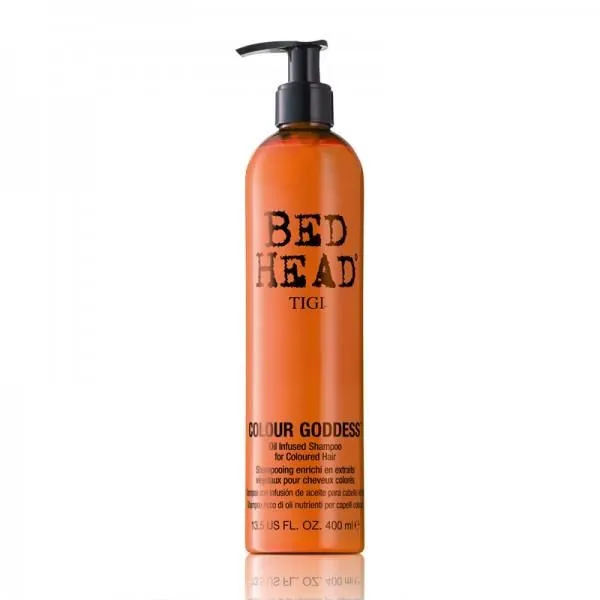 tigi bed head colour goddess oil infused shampoo 400ml tigi bed head colour goddess oil infused shampoo 400ml