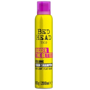 tigi bed head bigger the better volume foam shampoo 200ml