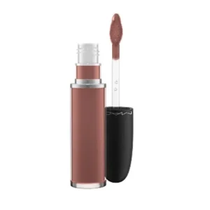 mac retro matte liquid lipcolour topped with brandy