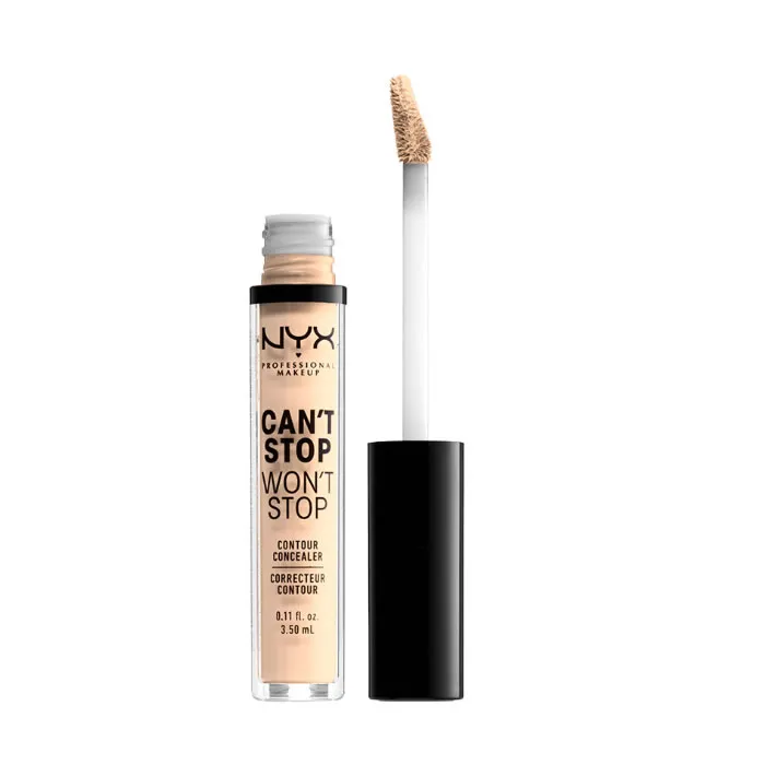 nyx can´t stop won´t stop full coverage contour concealer pale 3,5ml nyx can´t stop won´t stop full coverage contour concealer pale 3,5ml