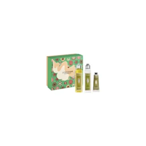 set l'occitane verveine fraicher 250ml body 250ml gel manos 30ml@