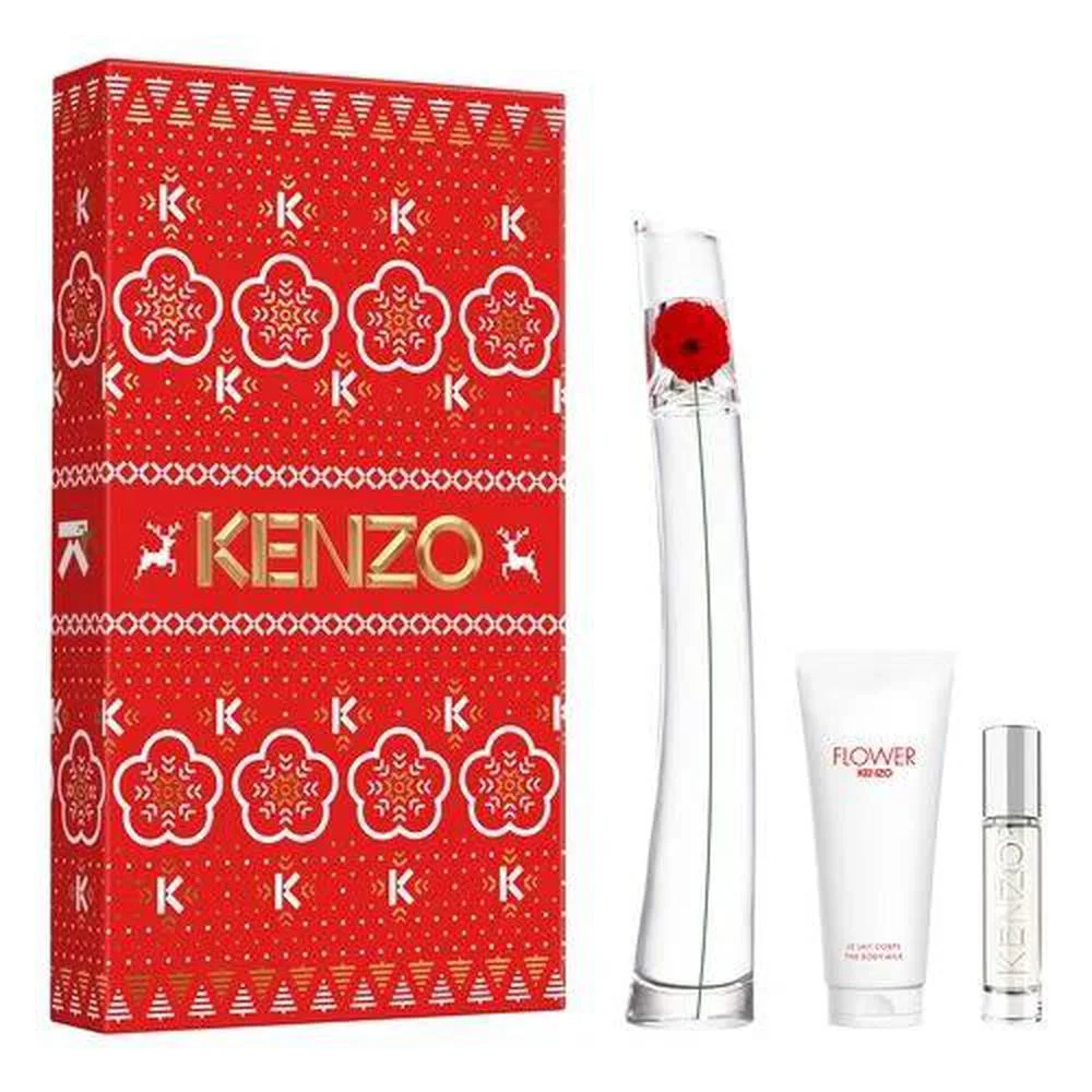 kenzo flower by kenzo epv 100ml spray 10ml leche corporal 75ml kenzo flower by kenzo epv 100ml spray 10ml leche corporal 75ml
