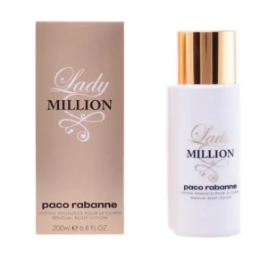 paco rabanne lady million body lotion 200ml
