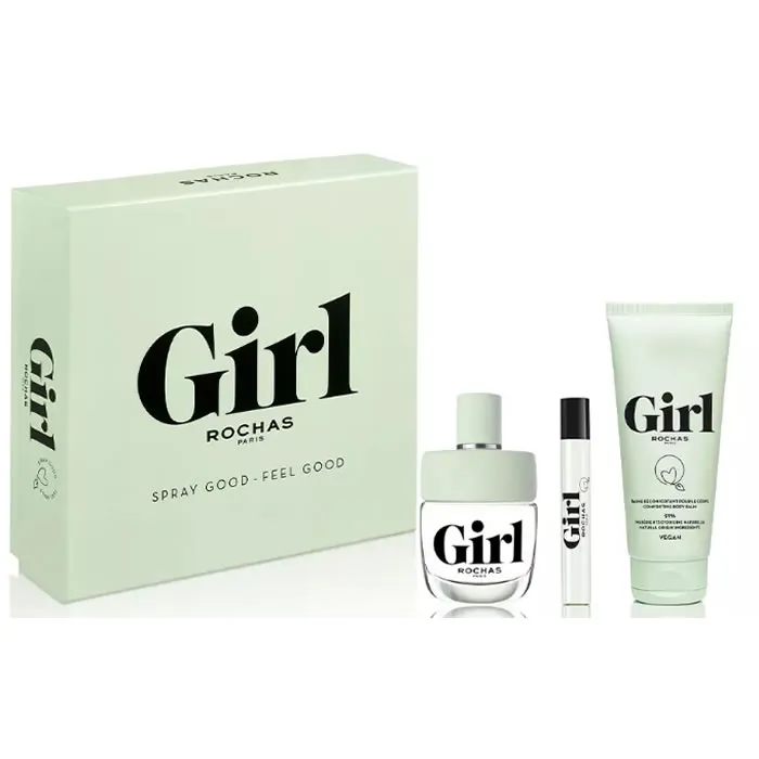 rochas girl eau de toilette spray 100ml set 3 pieces rochas girl eau de toilette spray 100ml set 3 pieces