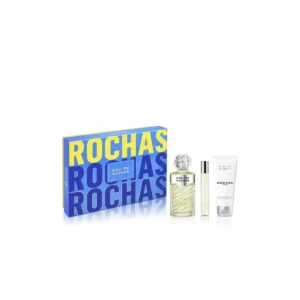 set eau rochas edt 100ml body 100ml edt 20ml@