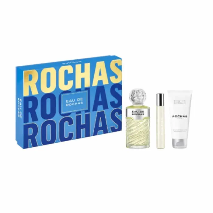 rochas eau de rochas eau de toilette spray 100ml set 3 pieces rochas eau de rochas eau de toilette spray 100ml set 3 pieces