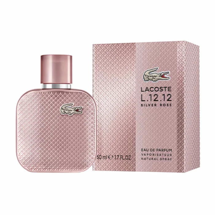 lacoste l.12.12 silver rose eau de parfum spray 50ml lacoste l.12.12 silver rose eau de parfum spray 50ml