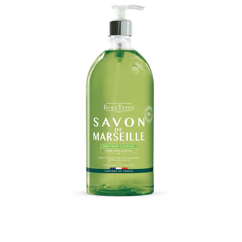 beauterra marseille jabón menta limón 1000ml beauterra marseille jabón menta limón 1000ml
