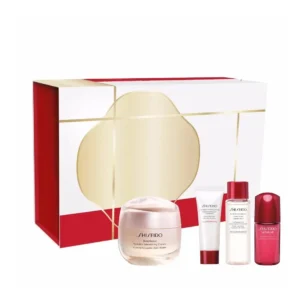 shiseido benefiance wrinkle smoothing cream estuche 4 piezas