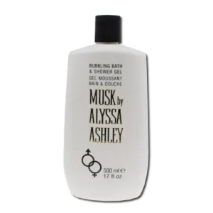alyssa ashley musk bubbling bath and shower gel 500ml