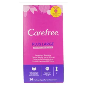 carefree protector maxi fresh 36 units