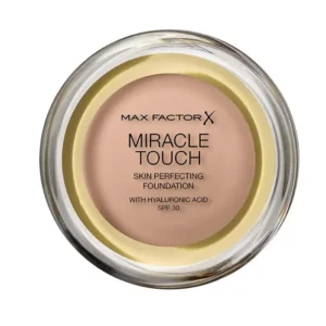 max factor miracle touch skin perfecting foundation spf30 045 warm almond