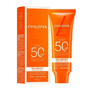 lancaster sun beauty crema facial piel sensible spf50 50ml