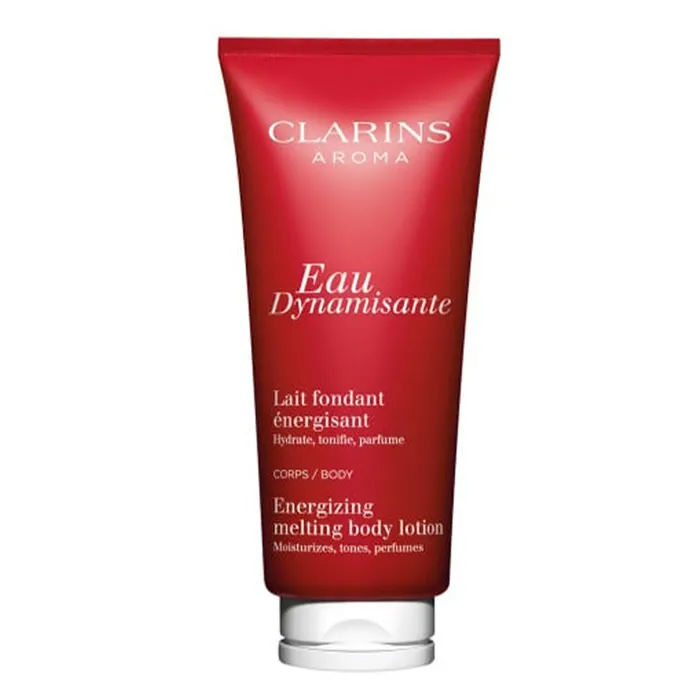 clarins eau dynamisante energizing melting body lotion 200ml clarins eau dynamisante energizing melting body lotion 200ml