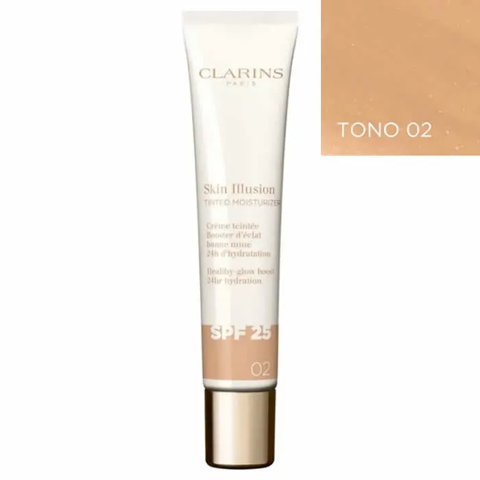 clarins skin illusion tinted moisturizer spf25 02 40ml clarins skin illusion tinted moisturizer spf25 02 40ml