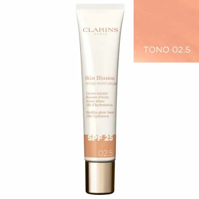 clarins skin illusion tinted moisturizer spf25 02.5 40ml clarins skin illusion tinted moisturizer spf25 02.5 40ml