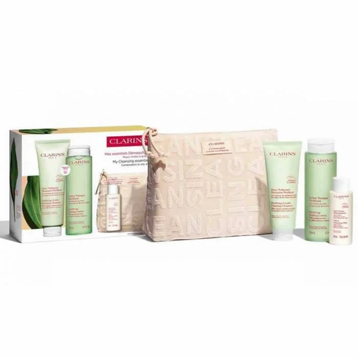 clarins purifying gentle foaming cleanser 125ml set 3 pieces clarins purifying gentle foaming cleanser 125ml set 3 pieces