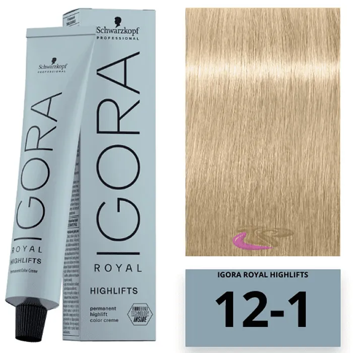 schwarzkopf igora royal highlifts ash 12 1 60ml schwarzkopf igora royal highlifts ash 12 1 60ml