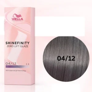 wella shinefinity zero lift glaze tinte 04 12 60ml