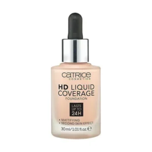 catrice hd liquid coverage foundation lasts up to 24h 020 rose beige 30ml