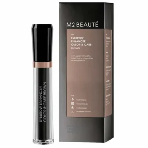 m2 beauté eyebrow enhancer color care brown 6ml