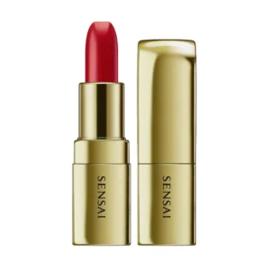 sensai the lipstick 02 sazanka red