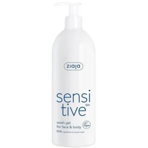 ziaja sensitve gel limpiador rostro y cuerpo para pieles sensible 400ml