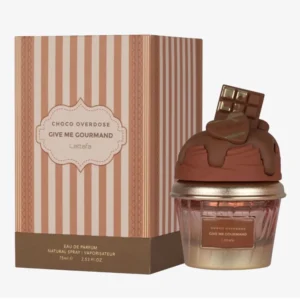 lattafa give me gourmand choco overdose ep 75 vp unisex novedad