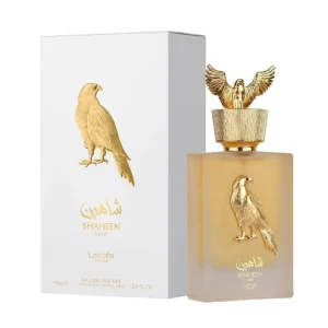 lattafa shaheen gold eau de parfum 100ml spray