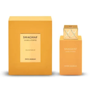 swiss arabian shaghaf vanilla toffee eau de parfum 75ml