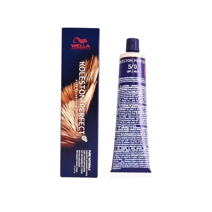 wella koleston perfect me+ 5/0 pure naturals 60ml wella koleston perfect me+ 5/0 pure naturals 60ml