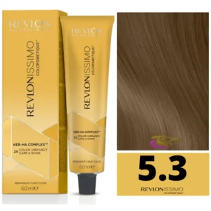 revlon revlonissimo colorsmetique 5,3 light golden brown 60ml