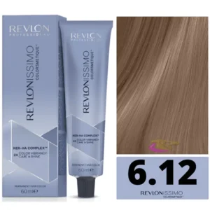 revlon revlonissimo colorsmetique 6,12 dark blonde iris ash 60ml