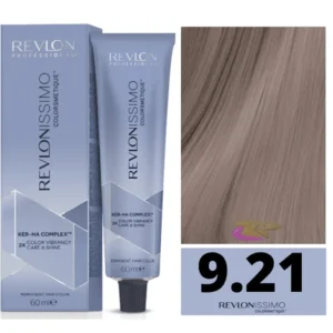 revlon revlonissimo colorsmetique 9,21 very light blonde iris ash 60ml