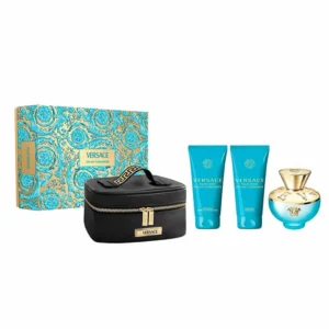 versace dylan torquoise eau de toilette spray 100ml set 4 pieces