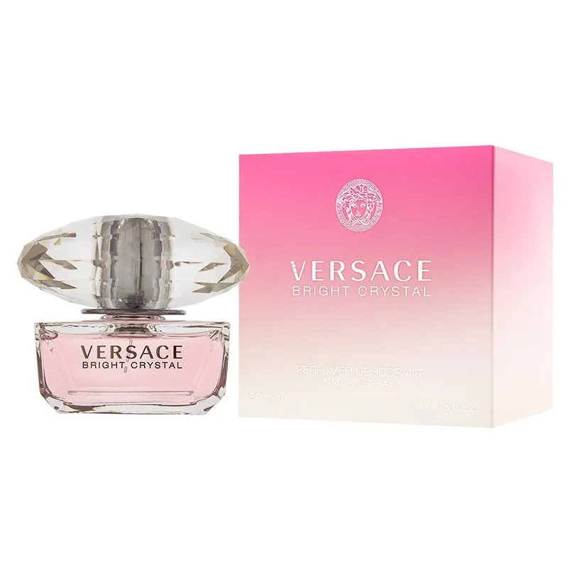versace bright crystal perfumed deodorant spray 50ml versace bright crystal perfumed deodorant spray 50ml