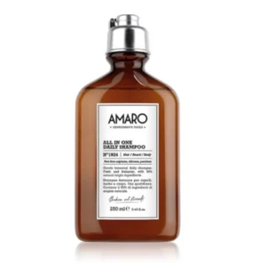 farmavita amaro all in one daily shampoo n1924 hair beard body 250ml