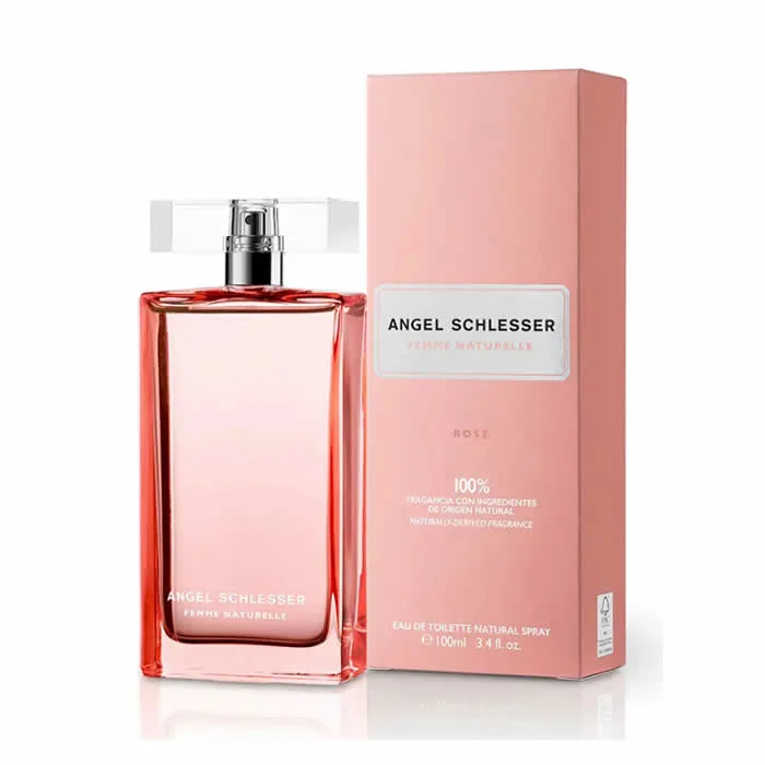angel schlesser femme naturelle rose eau de toilette spray 100ml angel schlesser femme naturelle rose eau de toilette spray 100ml