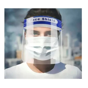 transparent safety face shield